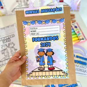 Kit Capas de Atividades tema Formatura 2
