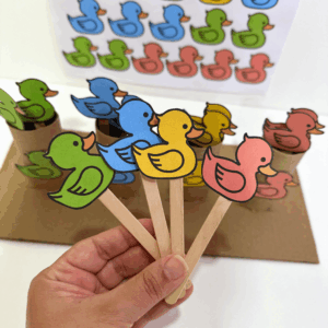 Pareamento Patinho colorido no Palito