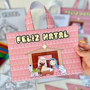 Kit Capas de Atividades tema Natal Cristão