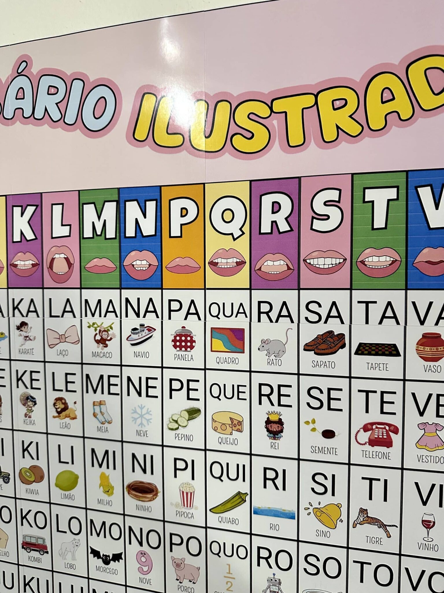 Silabário Ilustrado - Atividades para Imprimir