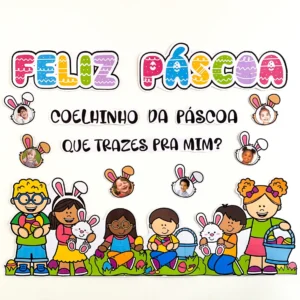 Painel da Páscoa com Foto