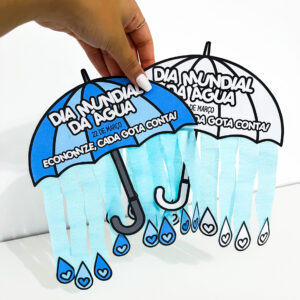 Guarda-Chuvinha Atividade Lúdica Dia da Água