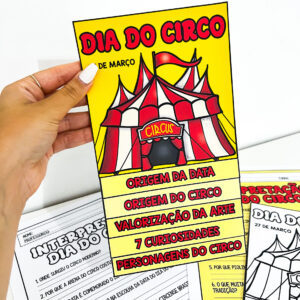 Flipbook Dia do Circo + Interpretação de Texto