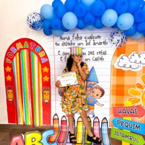 Cenário Formatura Aquarela