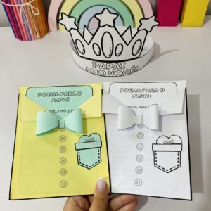 Cartão Interativo Poema para o Papai