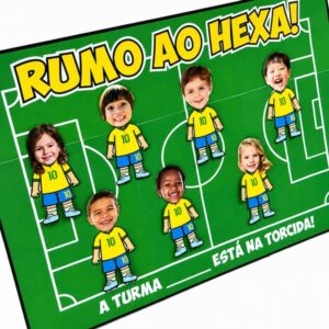 Cartaz Colaborativo Copa 2026 – Rumo ao Hexa