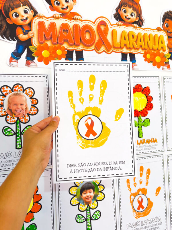 Atividades Maio Laranja - Atividades para Imprimir