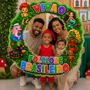 Moldura para Bambolê Folclore